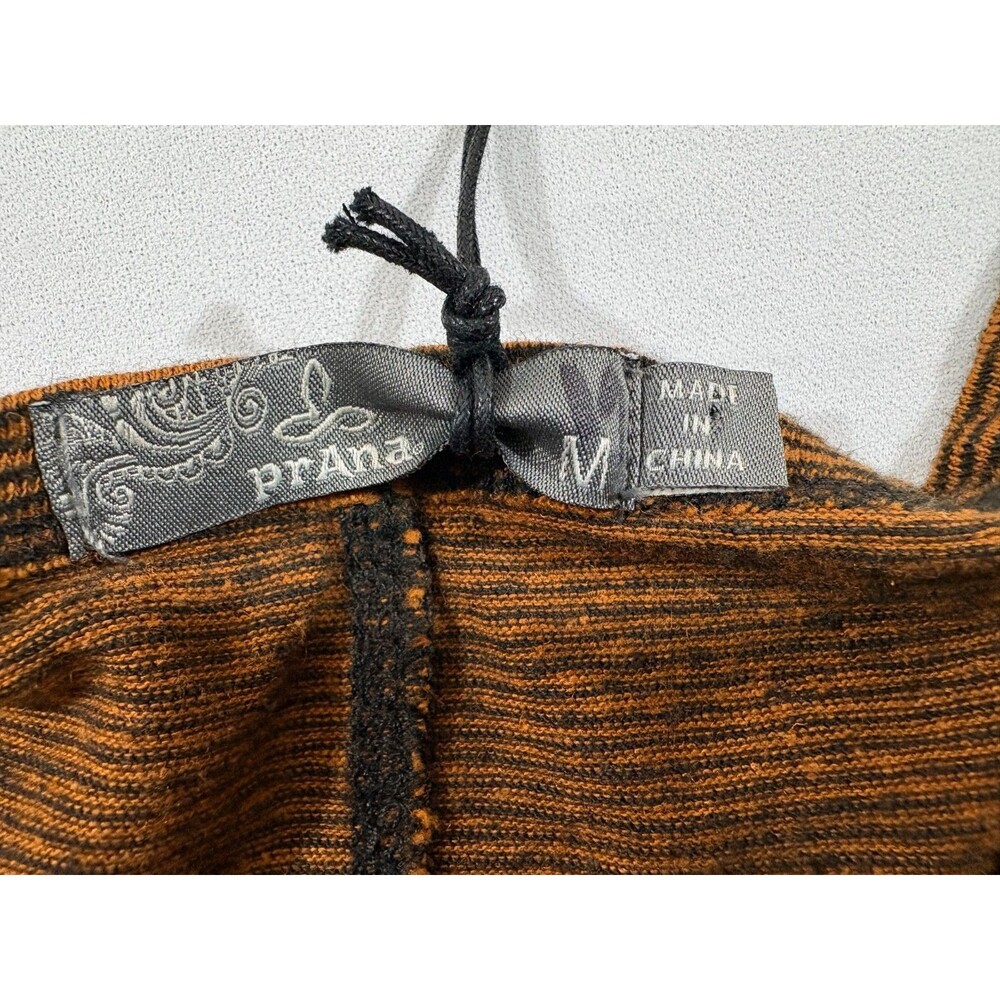 Prana Patty Womens Henley Tank Adobe Brown Stripes Hemp Organic Cotton Sz M NEW - Picture 10 of 12